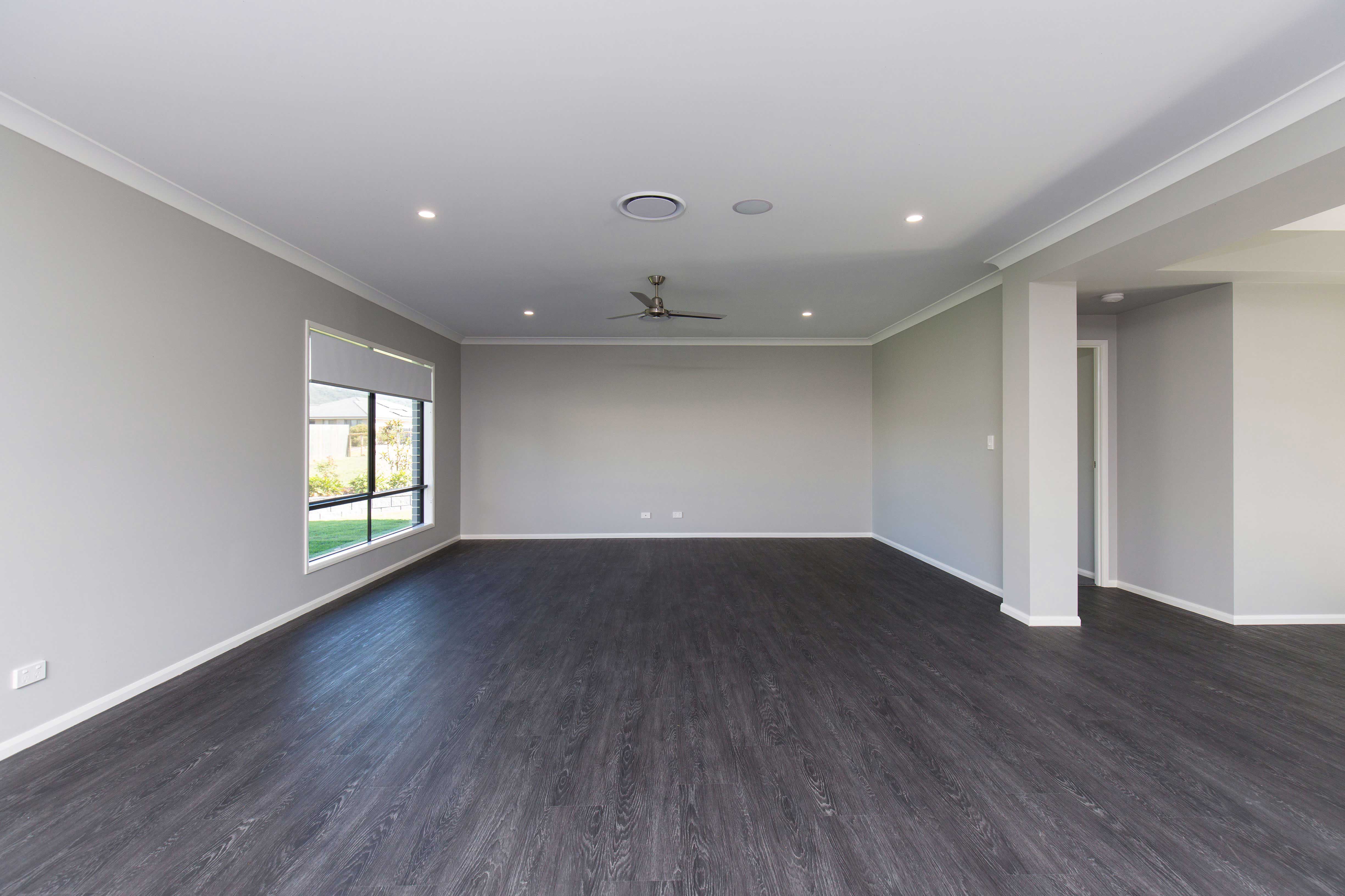 Open Living, Dining & Kitchen