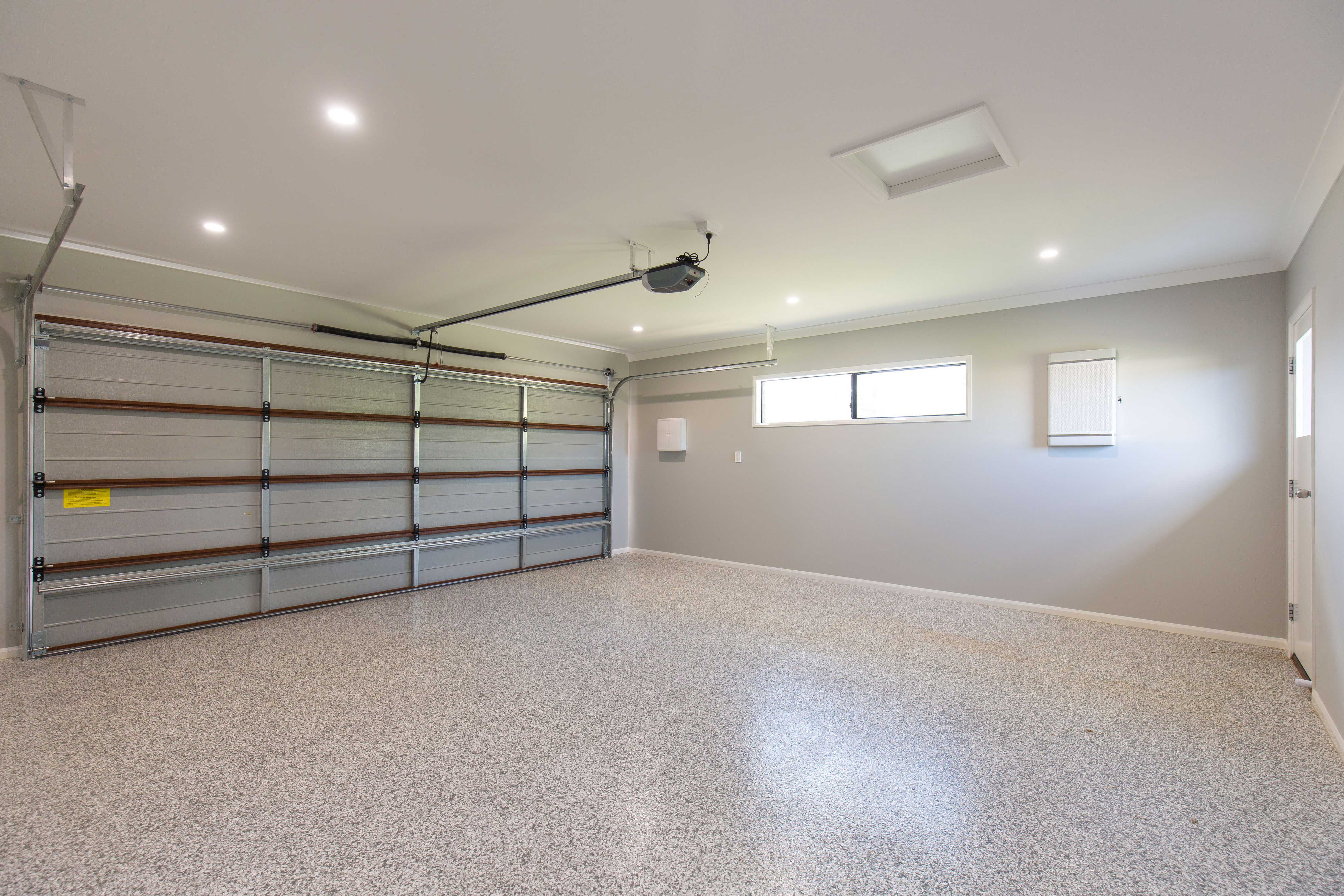 2 Car Garage with epoxy flooring